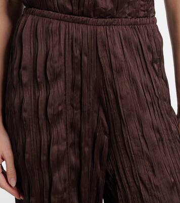 Nami plissé wide-leg pants | Staud