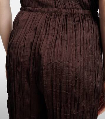 Nami plissé wide-leg pants | Staud