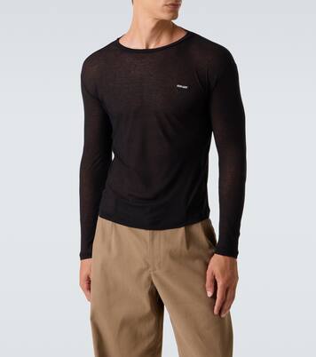 Logo cotton jersey T-shirt | Miu Miu