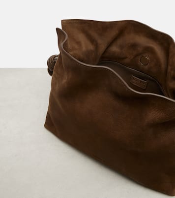 Pochette Flamenco Medium en daim | Loewe