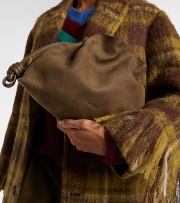 Pochette Flamenco Medium en daim | Loewe
