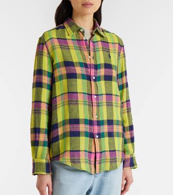 Checked linen shirt | Polo Ralph Lauren