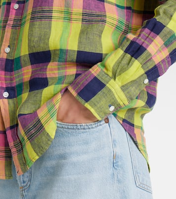 Checked linen shirt | Polo Ralph Lauren