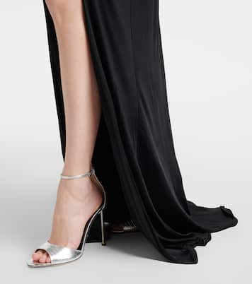 Spire metallic leather sandals | Tom Ford