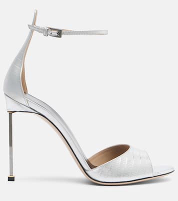 Spire metallic leather sandals | Tom Ford