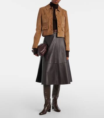 Jacke aus Veloursleder | Altuzarra
