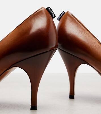 85 leather pumps | Miu Miu