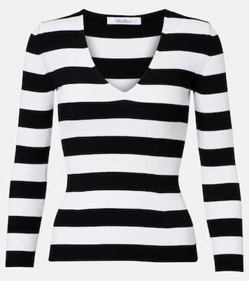 Vello ribbed-knit striped sweater | Max Mara