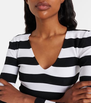 Vello ribbed-knit striped sweater | Max Mara