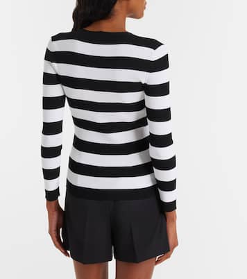 Vello ribbed-knit striped sweater | Max Mara