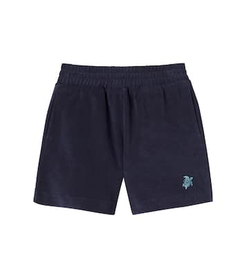 Embroidered cotton terry shorts | Vilebrequin Kids