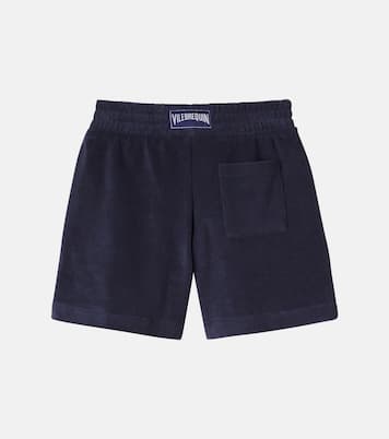 Embroidered cotton terry shorts | Vilebrequin Kids