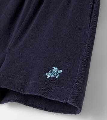 Embroidered cotton terry shorts | Vilebrequin Kids