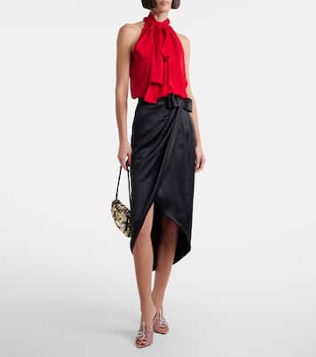 Mules Coeur Vipère in mesh con cristalli | Valentino Garavani