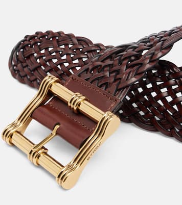 Woven leather belt | Etro