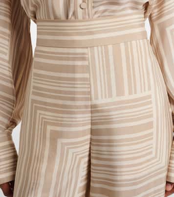 Dijon printed silk shorts | Joseph