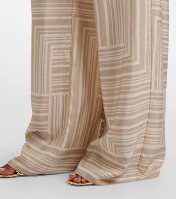 Dijon printed silk shorts | Joseph