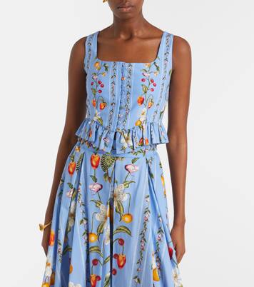 Bustier-Top Eslabón aus Baumwolle | Agua by Agua Bendita