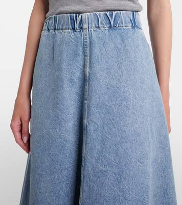 x Maria McManus denim midi skirt | Agolde