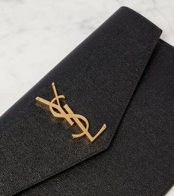 Clutch Uptown aus Leder | Saint Laurent