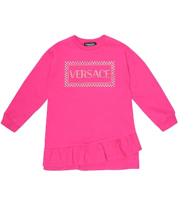 Robe pull '90s Vintage en coton à ornements | Versace Kids