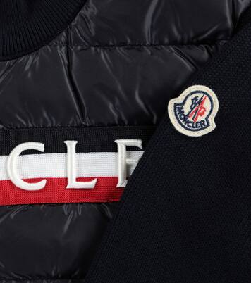 Logo quilted down jacket | Moncler Enfant