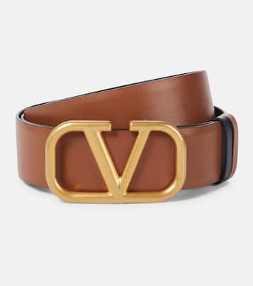 VLogo Signature 40 reversible leather belt | Valentino Garavani