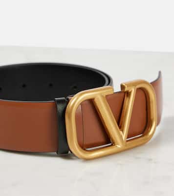 VLogo Signature 40 reversible leather belt | Valentino Garavani