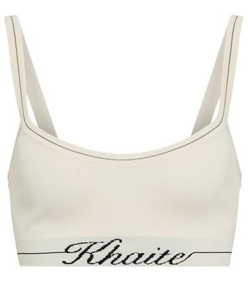 Bralette Carmelo in maglia con logo | Khaite