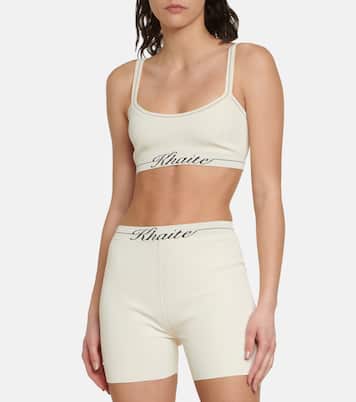 Bralette Carmelo in maglia con logo | Khaite