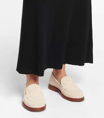 Gehäkelte Loafers Kalya aus Baumwolle | Chloé