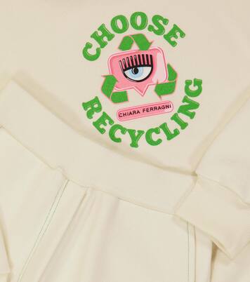 x Chiara Ferragni Choose Recycling cotton tracksuit | Monnalisa