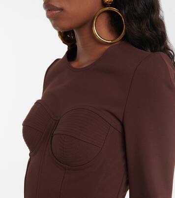 Cropped-Top aus Jersey | Dolce&Gabbana