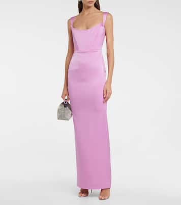 Robe Halse aus Crêpe | Alex Perry