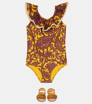 Tiggy printed swimsuit | Zimmermann Kids