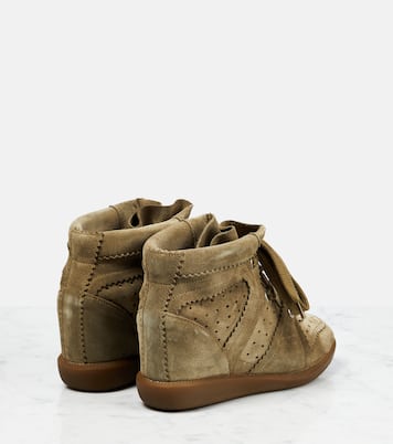 Bobby suede wedge sneakers | Isabel Marant
