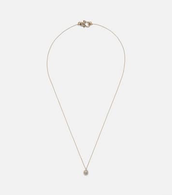 Soleil Simple 18kt gold necklace with diamonds | Sophie Bille Brahe