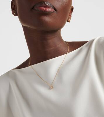Soleil Simple 18kt gold necklace with diamonds | Sophie Bille Brahe