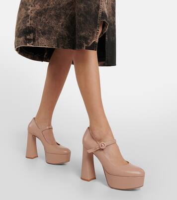 Mary Jane leather pumps | Gianvito Rossi