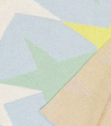 Printed cotton and wool cape | Stella McCartney Kids