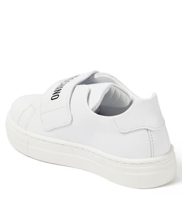 Logo皮革运动鞋 | Moschino Kids