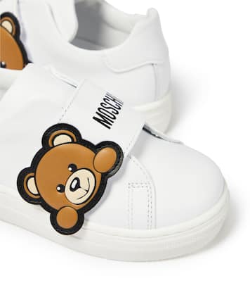 Logo皮革运动鞋 | Moschino Kids