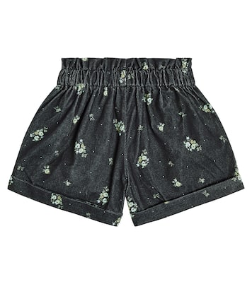 Lulu floral corduroy shorts | C'era Una Volta