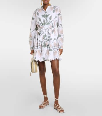Miniabito in cotone con stampa floreale | Juliet Dunn
