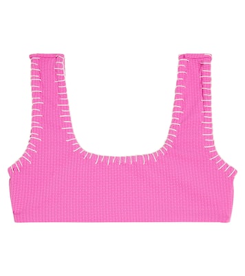 Trulli embroidered bikini top | Marysia Bumby