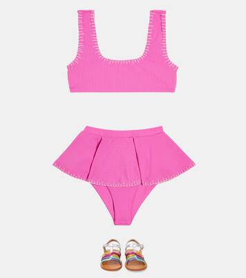 Trulli embroidered bikini top | Marysia Bumby