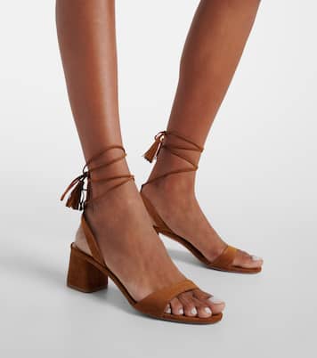 Sandalen Alu 50 aus Veloursleder | Aquazzura