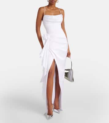 Robe aus Satin | Rasario