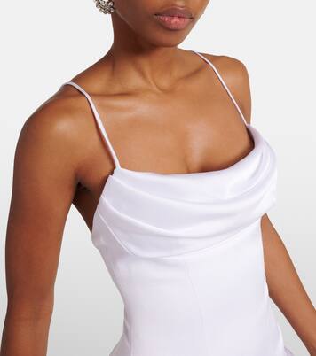 Robe aus Satin | Rasario