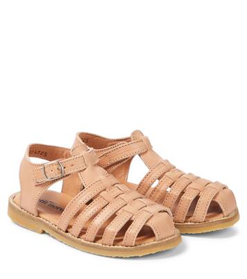 Braided leather sandals | Petit Nord